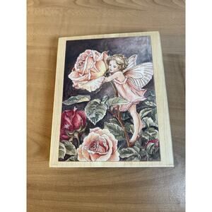 Stamps Happen Flower Fairies Rubber Stamp Cicely Barker Rose Flower Fairy 90030